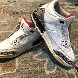 RARE White Air Jordan Cement 3